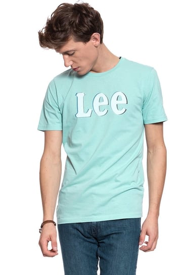 Lee T Shirt Distorted Logo Tee Faded Mint L61Ofenc-L Inna marka