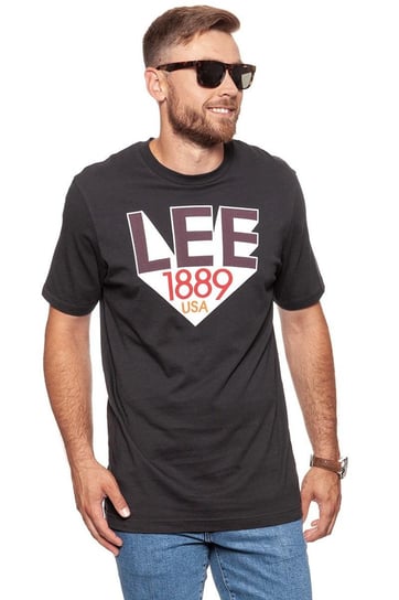 Lee, T-shirt męski, Retro T Faded Black (Tall) L63Uaikd, rozmiar S LEE