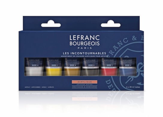 Lefranc & Bourgeois zestaw farb akrylowych Fine 6X20ml LEFRANC & BOURGEOIS