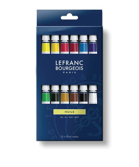 Lefranc & Bourgeois zestaw farb olejnych Fine 12X10ml LEFRANC & BOURGEOIS