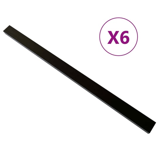 Legar tarasowy WPC czarny 170x8,5x4,5 cm (6 szt.) / AAALOE Inna marka