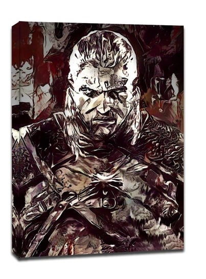 Legends of Bedlam, Geralt, Wiedźmin The Witcher - obraz na płótnie 60x80 cm Galeria Plakatu