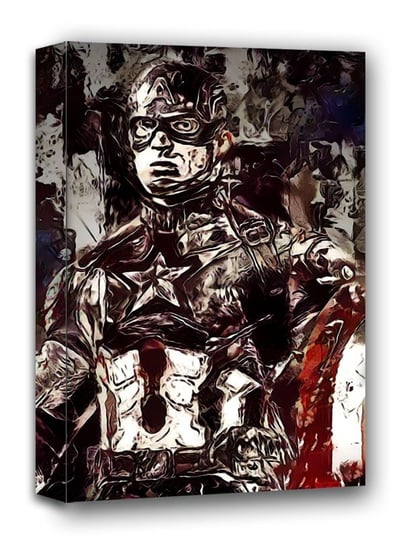 Legends of Bedlam, Kapitan Ameryka, Marvel - obraz na płótnie 40x60 cm Galeria Plakatu