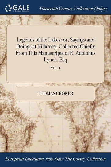 Legends of the Lakes Croker Thomas