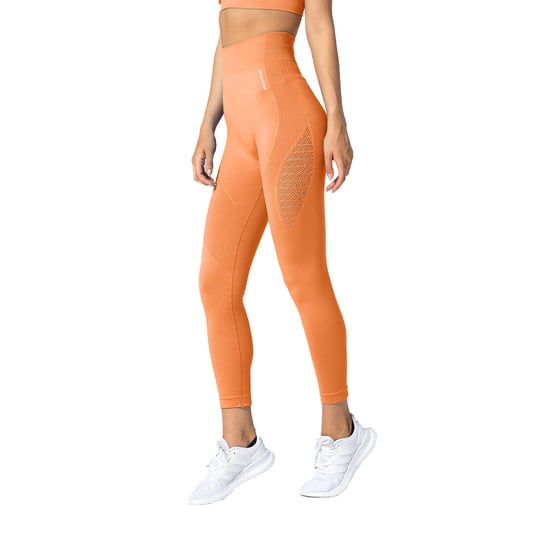 Legginsy bezszwowe damskie Carpatree Phase Seamless pomarańczowe CP-PSL-PE M Carpatree