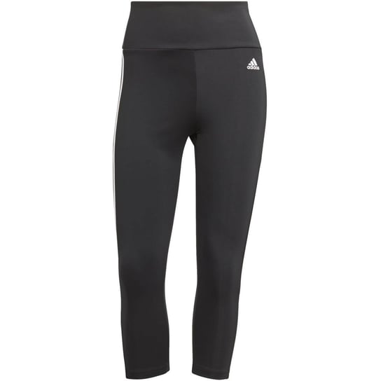 Legginsy damskie adidas DESIGNED TO MOVE 3-STRIPES HW 3/4 czarne GL3985-S Inna marka