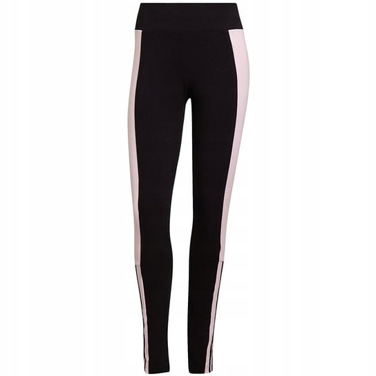 Legginsy damskie adidas Essentials Colorblock czarno-różowe GS6325 M Adidas