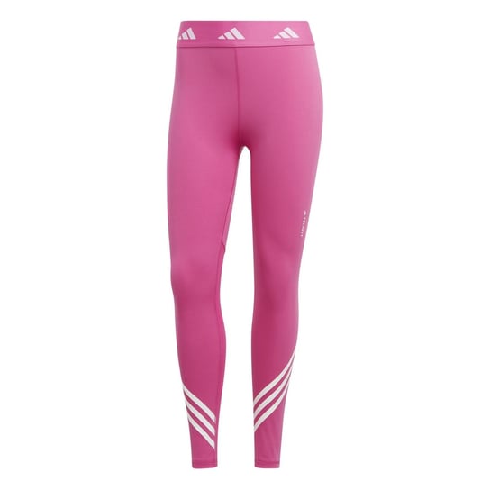 Legginsy damskie adidas TECHFIT 3-Stripes różowe HR9639-XS Inna marka
