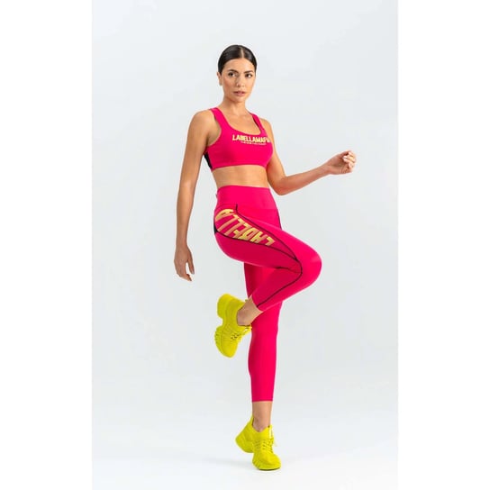 Legginsy damskie LABELLAMAFIA LEGGING MOVEMENT PINK-L Inna marka