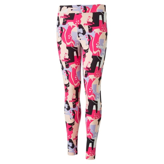 Legginsy dziewczęce Puma ESS+ STREET AOP wielokolorowe 67351364-176 Inna marka