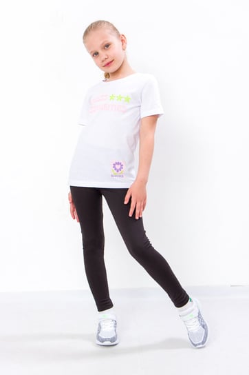 Legginsy (Dziewczynki) wiosenny 6000-079-4 Uaclothes