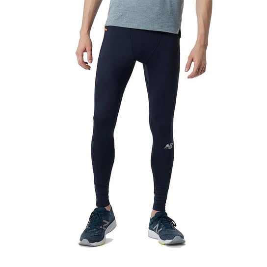 Legginsy New Balance Printed Impact Run Tight M Granatowe (Mp21274Ecl) New Balance