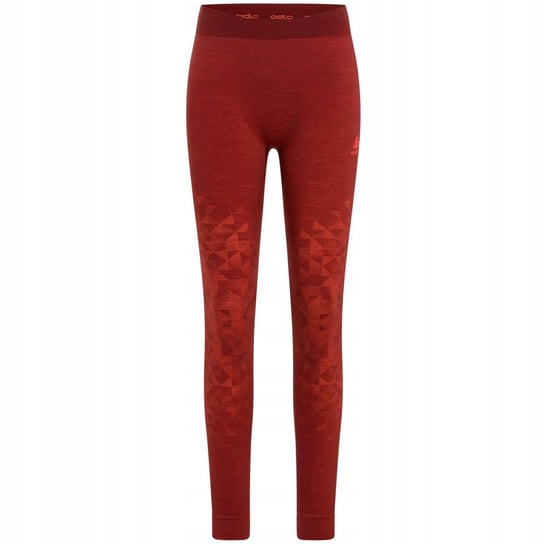 Legginsy termoaktywne damskie Odlo KINSHIP PW 200 czerwone XL Odlo