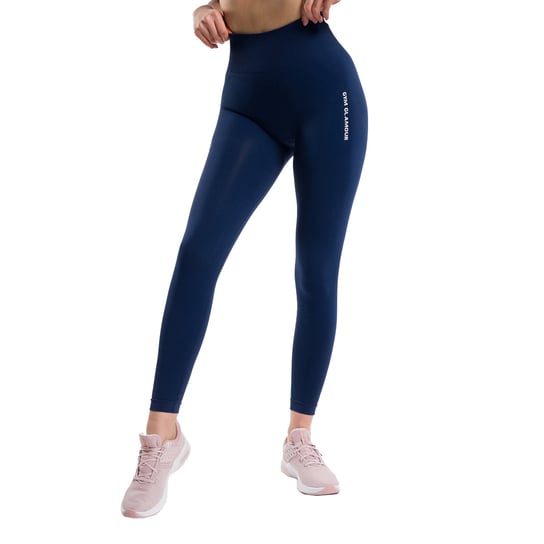 Legginsy treningowe damskie Gym Glamour Compress Night Sky 455 S Gym Glamour