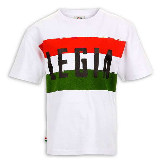 Legia, T-shirt chłopięcy, Barwy klubu, rozmiar 110 LEGIA