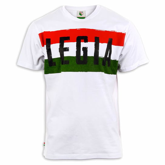 Legia, T-shirt męski, Barwy klubu, rozmiar S LEGIA