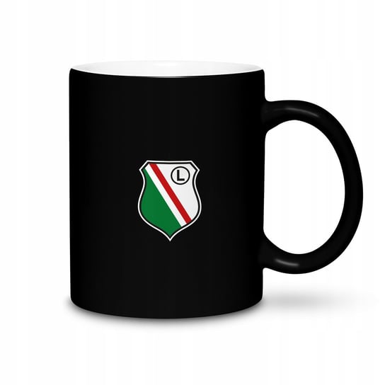 Legia Warszawa Kubek ceramiczny czarny (L) herb Legii Legia Warszawa