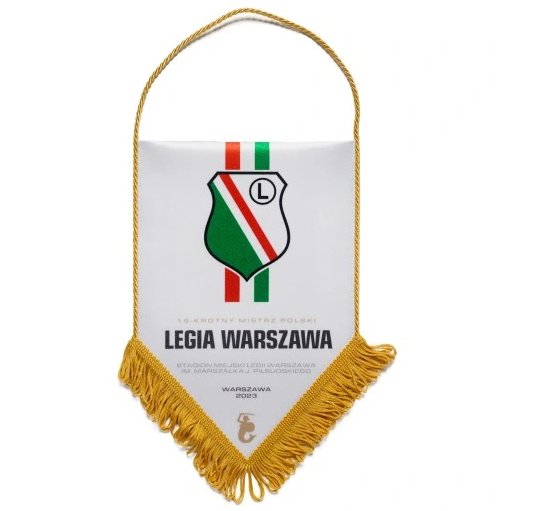 Legia Warszawa Proporczyk Klubowy Sezon 2023/2024 Legia Warszawa