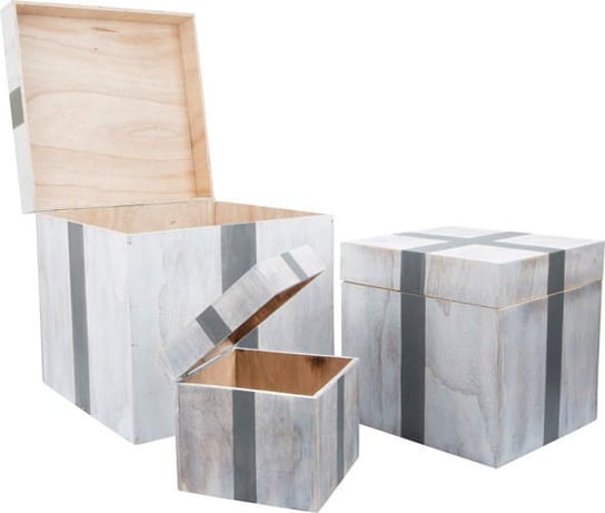 Legler, Drewniane pudełka prezentowe, 3 szt. Legler