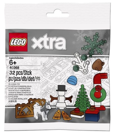 LEGO 40368 xtra Świąteczne akcesoria LEGO