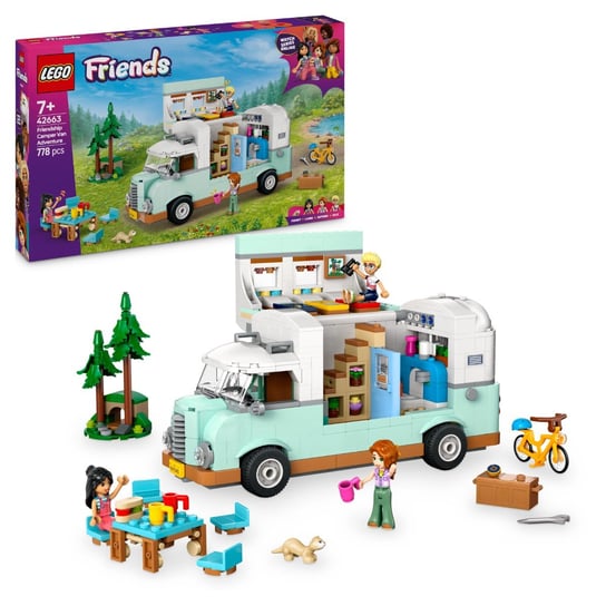 LEGO 42663 Friends, Przygoda w kamperze przyjaciół LEGO
