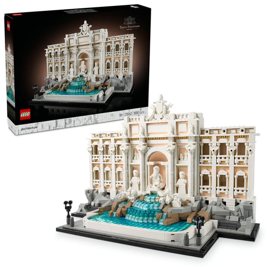 LEGO Architecture, klocki, Fontanna di Trevi, pamiątka z Włoch, 21062 LEGO