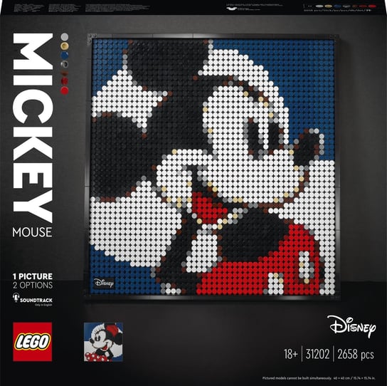 LEGO Art, klocki Disney's Mickey Mouse, 31202 LEGO