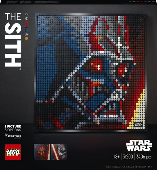 LEGO Art, klocki Gwiezdne Wojny - Sith, 31200 LEGO