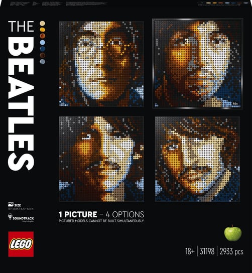 LEGO Art, klocki, The Beatles, 31198 LEGO