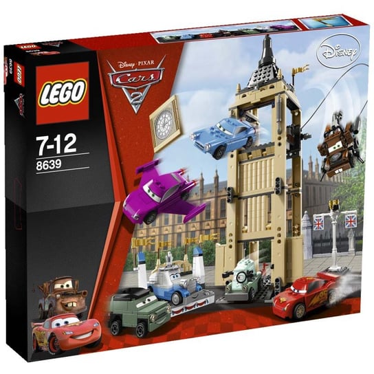 LEGO AUTA, klocki Ucieczka z wieży zegarowej Big Bentley, 8639 LEGO