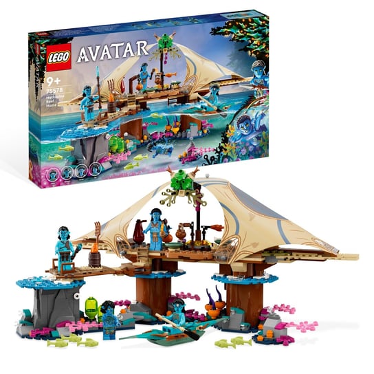 LEGO Avatar, klocki, Dom na rafie klanu Metkayina, 75578 LEGO