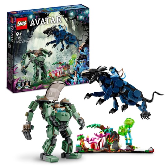LEGO Avatar, klocki, Neytiri i Thanator kontra Quaritch w kombinezonie PZM, 75571 LEGO