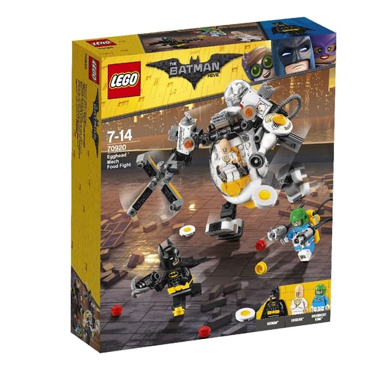 LEGO Batman Movie, klocki Mech Eggheada i bitwa na jedzenie, 70920 LEGO