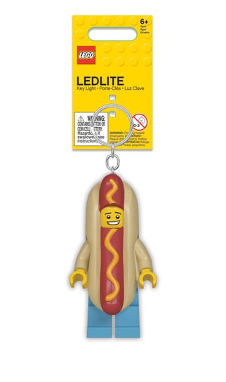 LEGO, Brelok do kluczy z latarką, Hot Dog LEGO