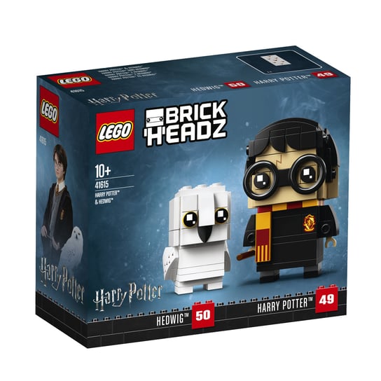 LEGO BrickHeadz, klocki Harry Potter i Hedwiga, 41615 LEGO