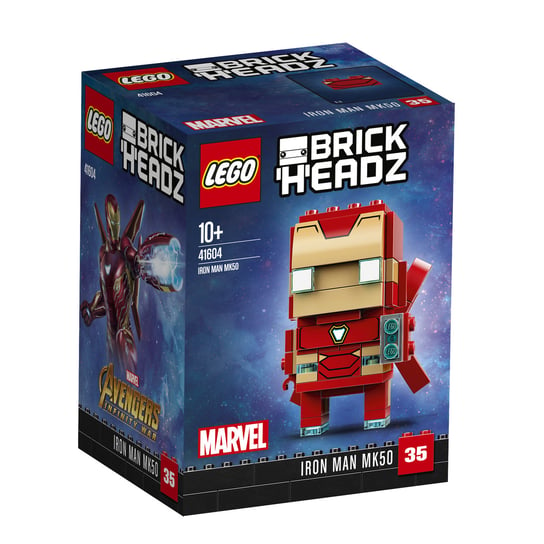 LEGO BrickHeadz, klocki Iron Man MK50, 41604 LEGO