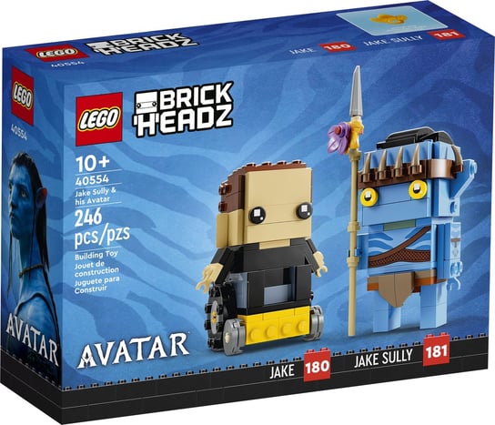 LEGO BrickHeadz, klocki, Jake Sully i Jego Awatar, 40554 LEGO