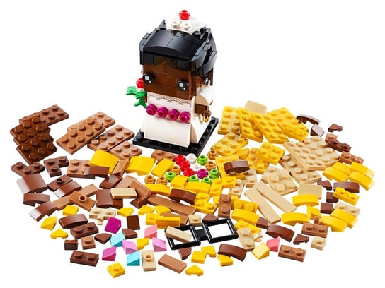 LEGO BrickHeadz, klocki, Panna Młoda, 40383 LEGO