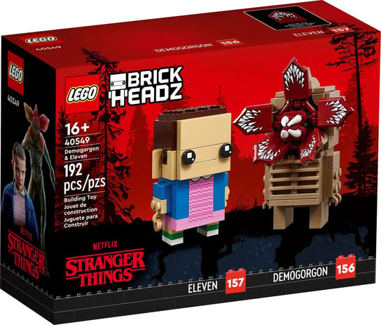 LEGO BrickHeadz, klocki, Stranger Things, Demogorgon I Jedenastka, 40549 LEGO