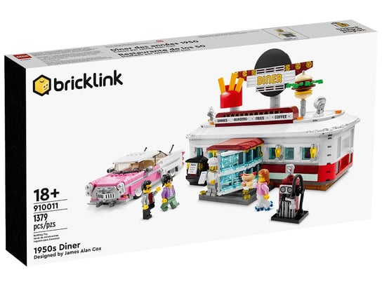 LEGO BrickLink 910011 Restauracja z lat pięćdziesiątych LEGO