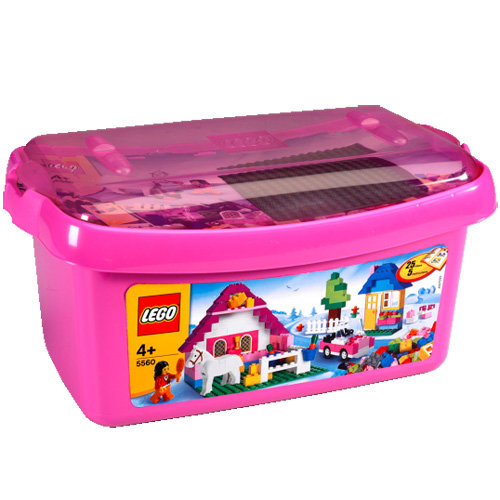 LEGO Bricks and More, klocki Duże pudełko kloców, 5560, różowe LEGO