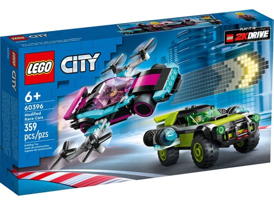 Lego City 60396 Podrasowane Samochody Wyścigowe LEGO