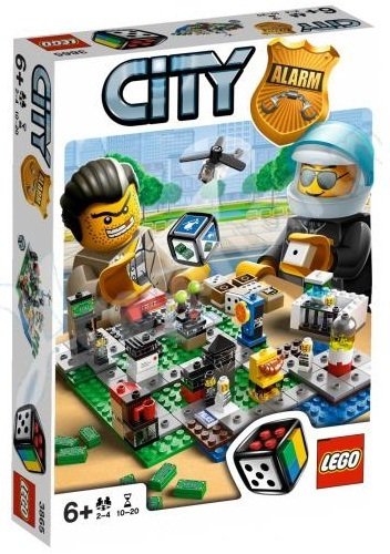 LEGO City, gra planszowa Alarm, 3865 LEGO