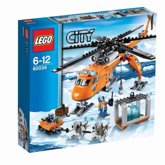 LEGO City, klocki Arktyczny helikopter dźwigowy, 60034 LEGO