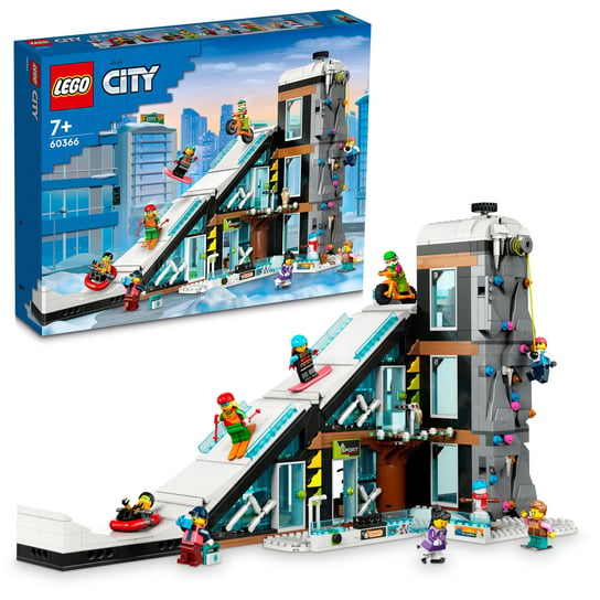 LEGO City, klocki, Centrum narciarskie i wspinaczkowe, 60366 LEGO
