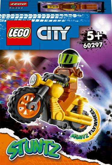 LEGO City, klocki Demolka na motocyklu kaskaderskim, 60297 LEGO