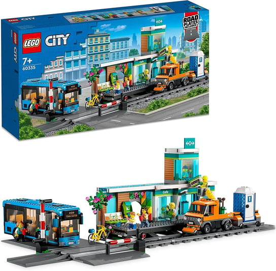 LEGO City, klocki, Dworzec Kolejowy, 60335 LEGO