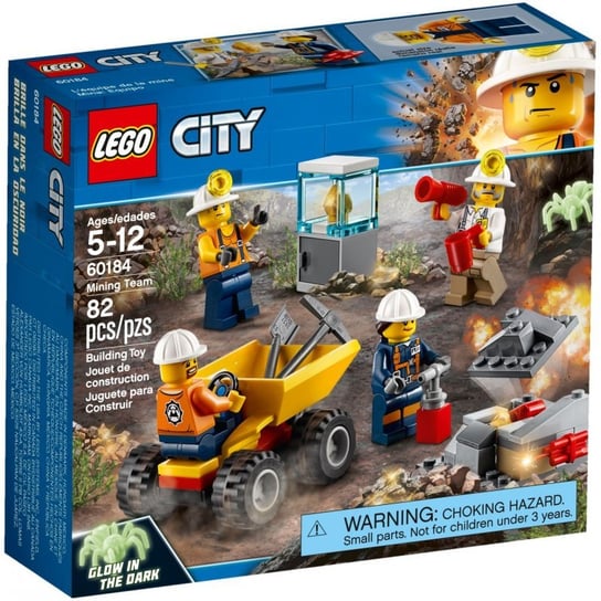 LEGO City, klocki Ekipa górnicza, 60184 LEGO