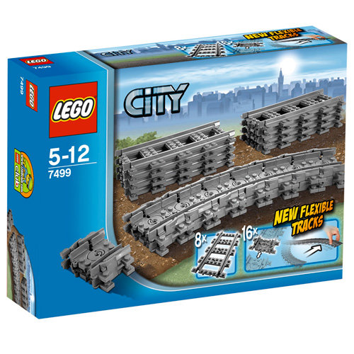 LEGO City, klocki Elastyczne tory, 7499 LEGO