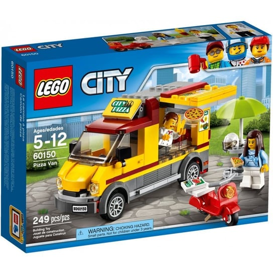 LEGO City, klocki Foodtruck z pizzą, 60150 LEGO